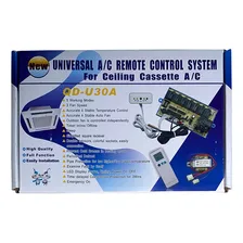 Placa Eletrônica Universal + Controle Remoto Split Cassete 220v Foto mini 2