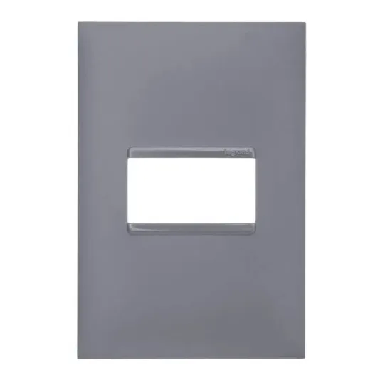 Placa Espelho 4x2 Pial Plus+(mais) 618501cz Cinza Legrand Foto 1