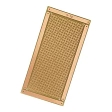 Placa Fibra De Vidro Pci Perfurada Ilha 5x10cm Para Projetos Foto mini 1