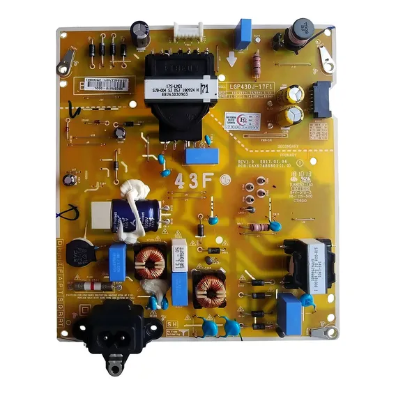 Placa Fonte 43lk571c 43uj6300 43lj551c 43lj5550 Lgp43dj-17f1 Foto 1