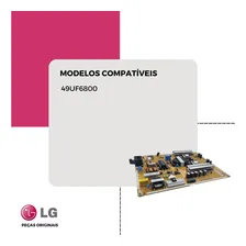 Placa Fonte LG Eax66252701 Modelo 49uf6900 Foto mini 2