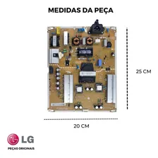 Placa Fonte LG Eax66252701 Modelo 49uf6900 Foto mini 3
