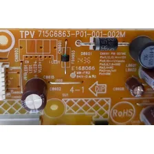 Placa Fonte P/ Tv Philips 32phg4900/78 715g6863-p01-001-002m Foto mini 4