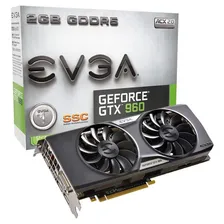 Placa gráfica para jogos Evga Gtx 960 2gb Gddr5 Ssc Foto mini 1
