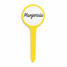 Placa Identificadora De Plantas E Sabores Amarela (50und) Foto mini 4