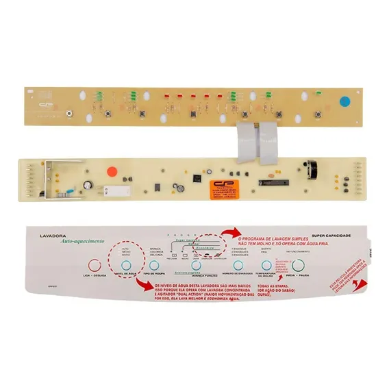 Placa Lavadora Brast 7kg Bwq24a C/ Aquecimento 110v/220v (bivolt) Foto 1