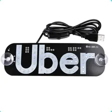 Placa Led Usb Veicular Uber Kapbom - Ka-1129 Foto mini  3