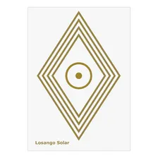 Placa Losango Solar Radiestesia Radi么nica 10x14 (cm) Foto mini 1