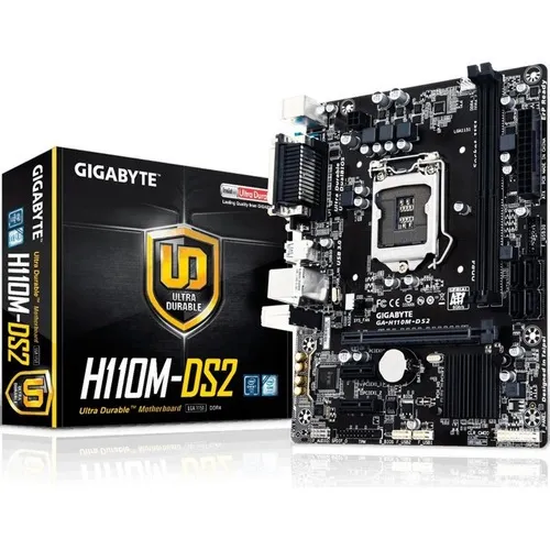 Placa-mãe 1151 H110m-ds2 Gigabyte Ddr4 Placa-mãe Foto 1