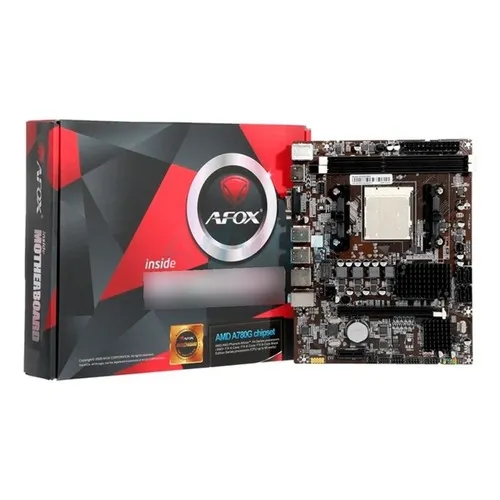 Placa Mãe Amd Am3 Am3+ A780s-ma3 Afox Foto 1