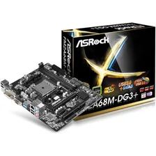 Placa Mae Asrock Amd Fm2 Fm2+ Fm2a68m-dg3+ Vga/dvi/ddr3/usb3 Foto  mini 1