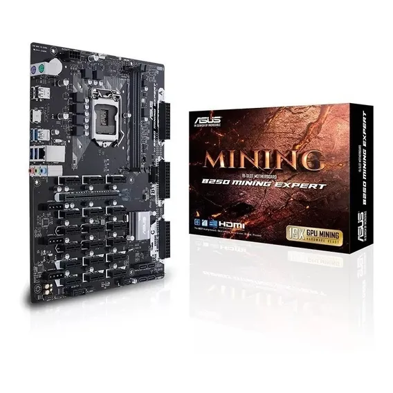 Placa Mae Asus B250 Mining Ddr4 Lga 1151 6º E 7º Geraçao Foto 1