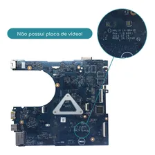 Placa Mãe Dell Inspiron 5458 5558 La-b843p 9wgnt I3 13045 Azul Foto mini  3