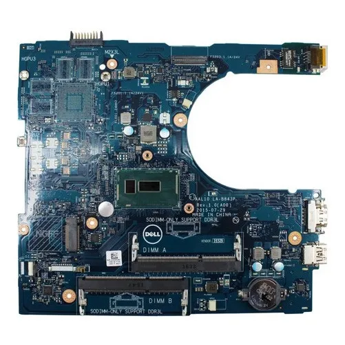 Placa Mãe Dell Inspiron 5458 5558 La-b843p 9wgnt I3 13045 Azul Foto 1