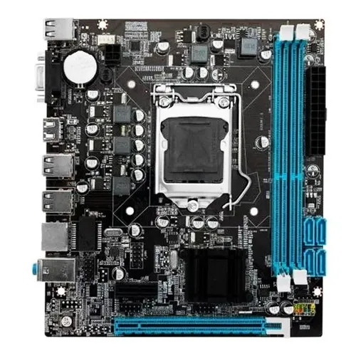 Placa Mãe Desktop Lga 1155 H61 Ddr3 C/ Espelho Foto 1