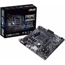 Placa-mãe do computador Asus Prime A320M-K por pc - Preto Foto  mini 1
