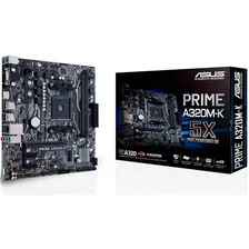 Placa-mãe do computador Asus Prime A320M-K por pc - Preto Foto mini  2