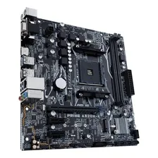 Placa-mãe do computador Asus Prime A320M-K por pc - Preto Foto mini  3