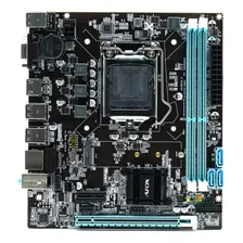 Placa Mãe H61 1155 Intel Lga 1155 Ddr3 Usb Hdmi Vga I3 I5 I7 Cor Preto Foto  mini 1