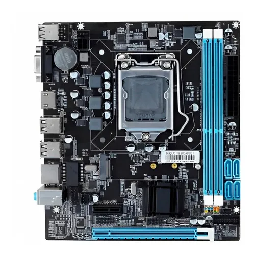 Placa Mae H61 Ddr3 Usb 2.0 Vga/hdmi Lga 1155 + Foto 1