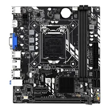 Placa Mãe Intel H61m Lga 1155 Ddr3 I3 I5 I7 Hdmi Ate 16 Giga Cor Preto Foto mini 4