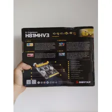 Placa Mae Mb Biostar 1150 H81mhv3 Ddr3 Processador Socket 11 Foto mini  2