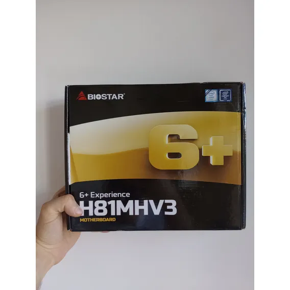Placa Mae Mb Biostar 1150 H81mhv3 Ddr3 Processador Socket 11 Foto 1