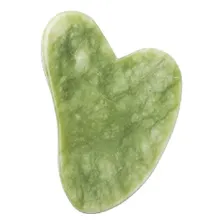 Placa Massageadora Quartzo Gua Sha Medicina Chinesa Cor Verde Foto mini 3