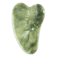 Placa Massageadora Quartzo Gua Sha Medicina Chinesa Cor Verde Foto mini 4