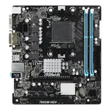 Placa Mãe Asrock 760gm-hdv Am3 Am3+ Amd Ddr3 Fx Cor C Foto mini 4