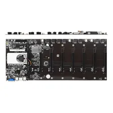 Placa Mãe Btc-37 Mineração 8 Pci-e Processador Eth Btc Ergo Foto mini 1