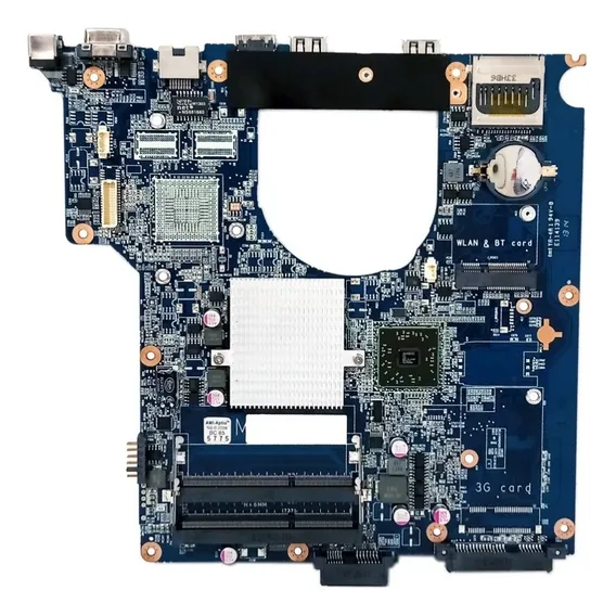 Placa Mãe Note Itautec A7420 A7520 6-71-w2400-d03-gp Cor Azul Foto 1