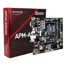 Placa Mãe Pcware Apm-a520g Ddr4 Socket Am4 Foto  mini 1