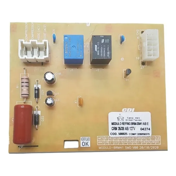 Placa M贸dulo Brm35 Brm41 Crm35 Crm38 110v /2 /371 Foto 1