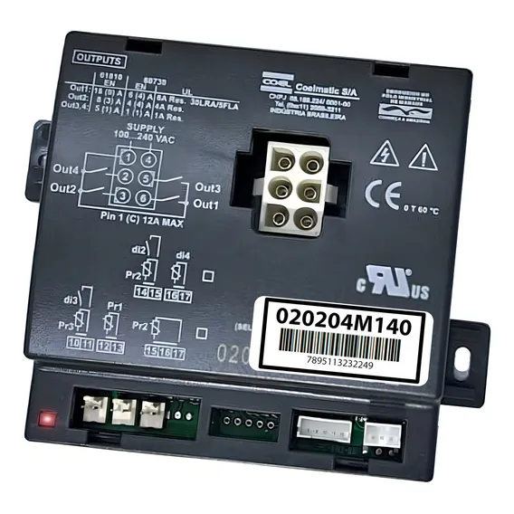 Placa Modulo Controlador Metal Frio 020204m140 Bivolt Origi Foto 1