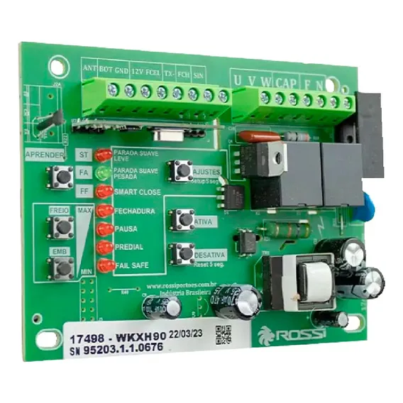 Placa Motor Portão Cm Wkxh90 433 Mhz - Rossi Foto 1