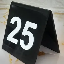 Placa Números Identificação Para Mesa Acrílico Kit 15 Peças Foto mini 4