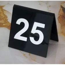 Placa Números Identificação Para Mesa Acrílico Kit 15 Peças Foto mini  3