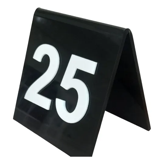 Placa Números Identificação Para Mesa Acrílico Kit 15 Peças Foto 1