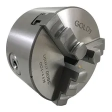 Placa P/ Torno C/ 3 Castanhas Universal 100mm - Goldy Foto mini 1