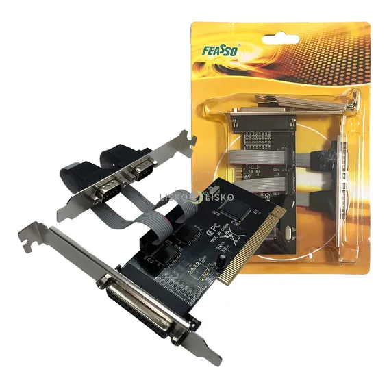 Placa Pci 2 Seriais 1 Paralela Feasso Com Low Profile Jpp-02 Foto 1