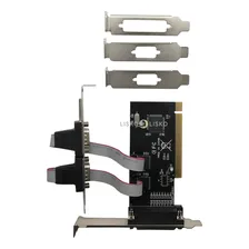 Placa Pci 2 Seriais 1 Paralela Feasso Com Low Profile Jpp-02 Foto mini 4