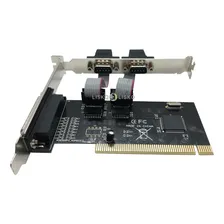 Placa Pci 2 Seriais 1 Paralela Feasso Com Low Profile Jpp-02 Foto mini  3