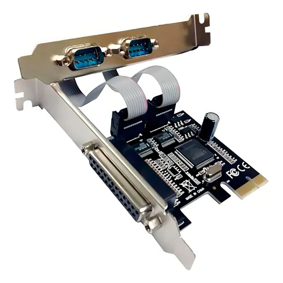 Placa Pci Express Com 2 Portas Serial E 1 Paralela Foto 1