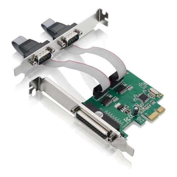 Placa Pci Express X1 2 Seriais 1 Paralela Low Profile Feasso Foto 1