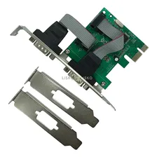 Placa Pci Express X1 Multiserial Com 2 Seriais E Low Profile Foto mini 4