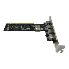 Placa Pci Usb 2.0 Via 4+1 Portas Jpu-01 Feasso Foto mini 2