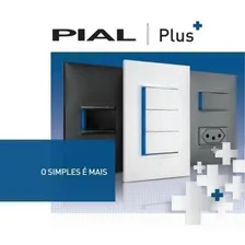 Placa Pial Plus+ 4x2 2 Teclas Preto Foto mini  3