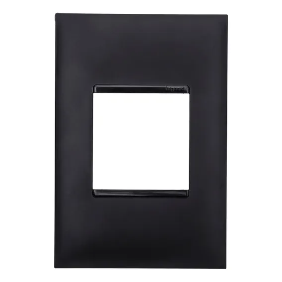 Placa Pial Plus+ 4x2 2 Teclas Preto Foto 1