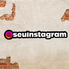 Placa Quadro Seu Instagram - Personalizado Foto mini 2